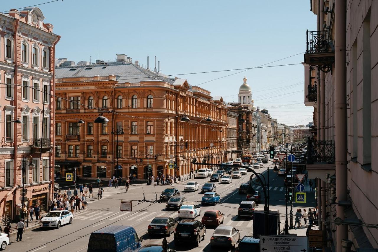 Piterskaya Club Hotel Sint-Petersburg Buitenkant foto